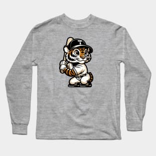 baseball player cub tiger Long Sleeve T-Shirt